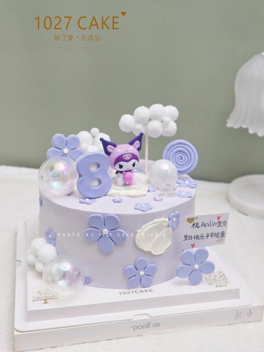 1027CAKE | 紫色系 三丽鸥 库洛米  翻糖花花 商品图2