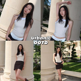 新品上身｜背心+拼接短裙，清凉柔和感Urban风~