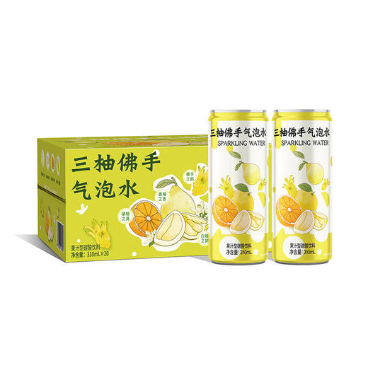 MM 山姆 DRINKSBA三柚佛手气泡水 310ml*20 商品图0