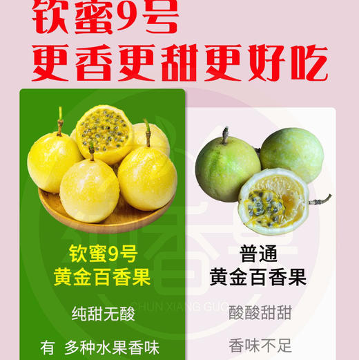 小区门口自提 ｜补维C！新鲜上市的正宗海南钦蜜9号百香果 ，甜甜的！适合直接吃，大果，3斤/份 商品图5