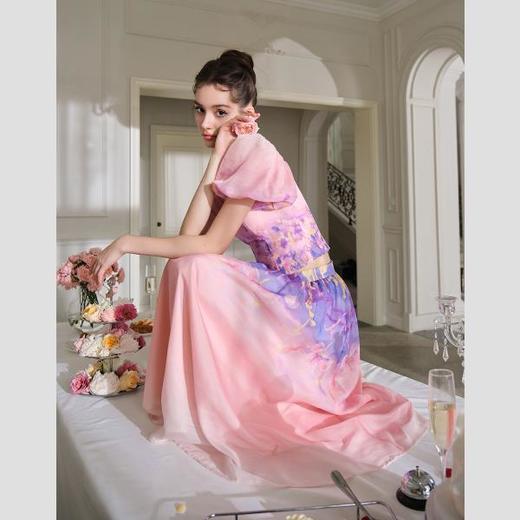 BeQueenStory【莫奈花海】高级优雅渐变时尚套装&连衣裙2023新款 商品图2