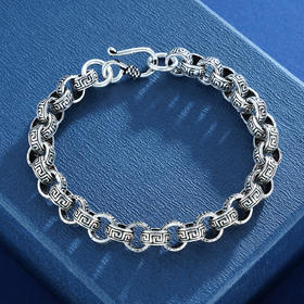 子佩集S925银【吉祥绵延】手链【YFSL003】2305