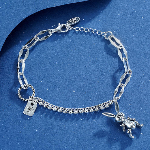 子佩集S925银【机械兔】手链【CY503178】2305 商品图2