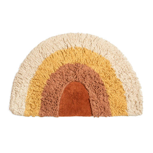 Sebra 彩虹地垫 天然棉花居家美学可机洗双面可用 商品图0