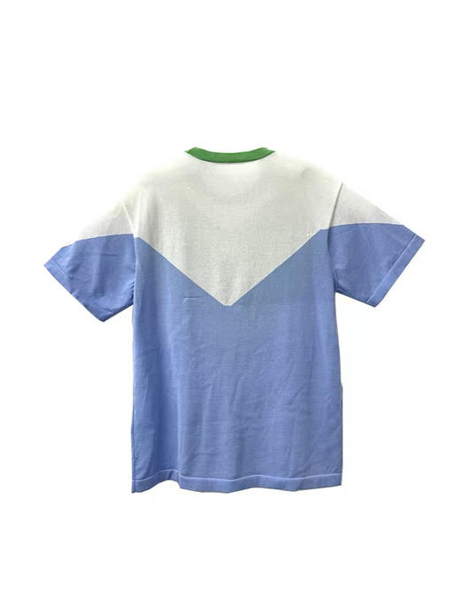 拼贴图案针织长T恤 商品图1