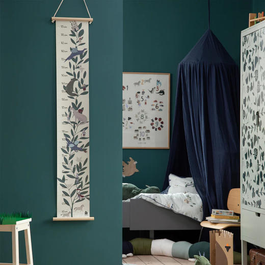 丹麦Sebra 身高尺 艺术纸高颜值装饰家具美学 20cm*2cm*125cm 商品图5