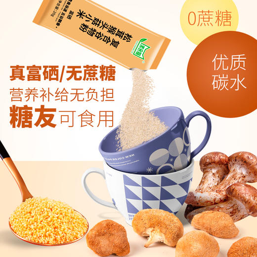 泰来县素食猫木糖醇松茸猴头菇小米复合谷物粉500克 商品图2