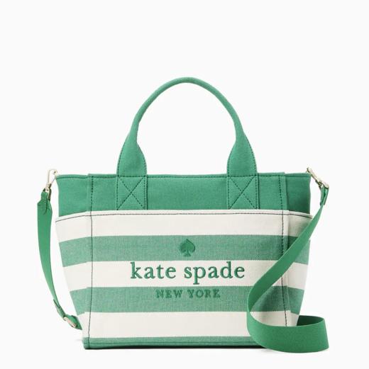 Kate Spade KS 清新条纹帆布小托特包只要 ¥1380 直邮到手！ 商品图1