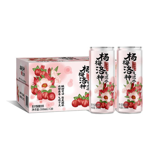 MM 山姆 DRINKSBA杨梅洛神气泡水 310ml*20 商品图0