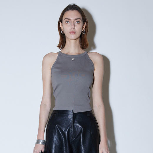 挂脖圆领背心 商品图0