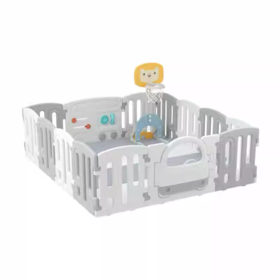 曼龙汽车围栏儿童游戏围栏婴儿宝宝爬行垫学步防护栅栏