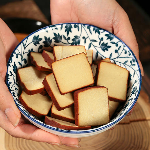 素食猫泰来县特产小素鸡豆腐干原味 220克*4袋 商品图4