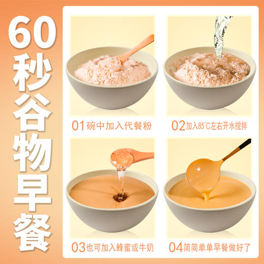 泰来县素食猫木糖醇松茸猴头菇小米复合谷物粉500克 商品图3