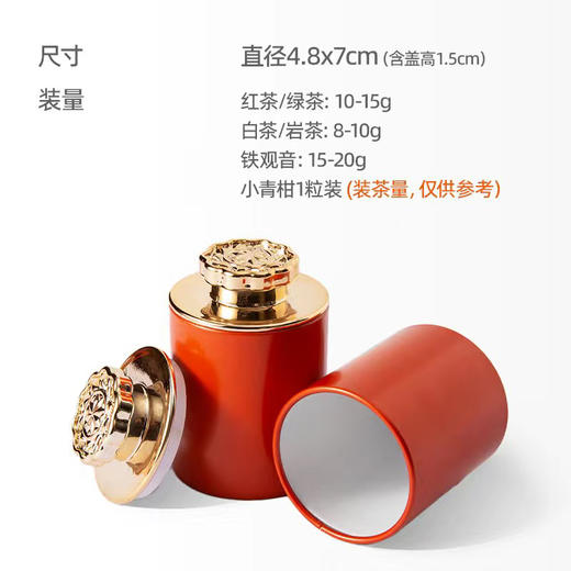 1.0元/个  梅花双层铁罐内胆为食品级塑料罐可装12克红/一件600个/满300元包邮 商品图0