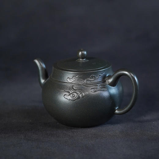 龙德堂陶艺 汤宣武制 《瑞云系列康云》九龄君子兰 220cc 库存请咨询客服 商品图1