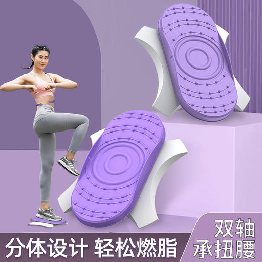 【运动户外】-分体式扭腰盘家用健身扭腰转盘 商品图0