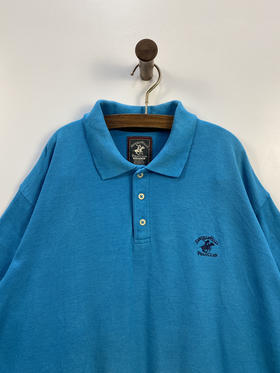 Y2K Vintage BEVERLY HILLS POLO CLUR 比佛利山庄 短袖POLO衫 _SPL(XL)
