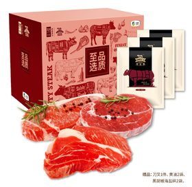 【直发】中粮安至选甄选牛肉308型套餐2（生鲜冻品收到货后请及时放入冰箱储存，如在运输过程中有解冻属正常现象，并不影响品质，请放心食用！）