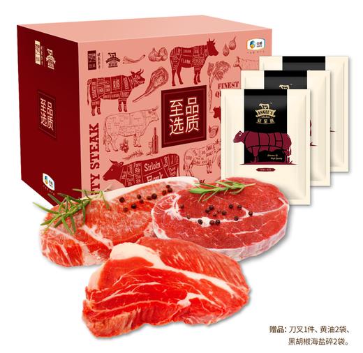 【直发】中粮安至选甄选牛肉308型套餐2（生鲜冻品收到货后请及时放入冰箱储存，如在运输过程中有解冻属正常现象，并不影响品质，请放心食用！） 商品图0