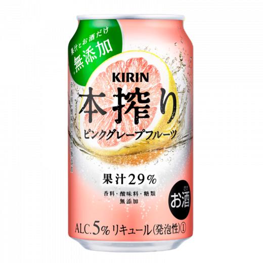 麒麟本榨配制酒（粉红葡萄柚味）350ml/罐 商品图0