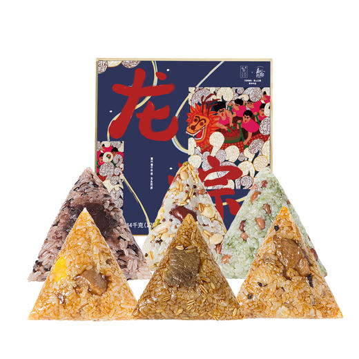 立家嘉兴端午民俗艺术家款 *龙粽有机粽子礼盒(6味12只) 商品图4