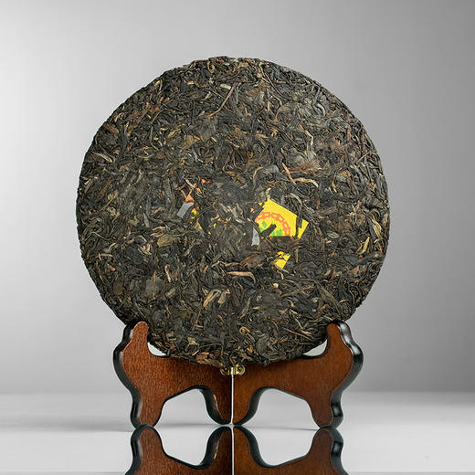 中粮-中茶吉祥孔雀普洱生茶 2023年 357克/饼 商品图1