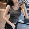 跃牌【健舞健美】系列一体式带胸垫无袖跑步训练健身瑜伽背心8309（可拆胸垫） 商品缩略图5