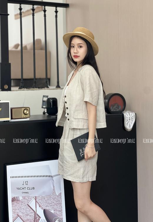 【门店同款】夏季自然-亚麻排扣外套 150906131 商品图1
