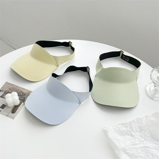 新款夏季儿童运动防晒遮阳帽男童户外出游遮脸防风空顶帽女童帽子 商品图2