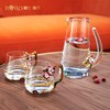 【清仓特惠3折，仅1套，无货退款】罗比罗丹珐琅彩创意花茶水杯花语雏菊水具套装（三件套）R-14901J 商品缩略图1