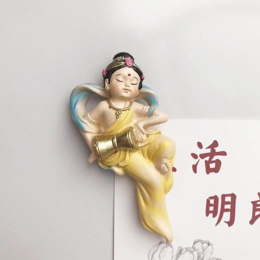 ins可爱甘肃敦煌飞天创意立体树脂磁性冰箱贴家居装饰 商品图8