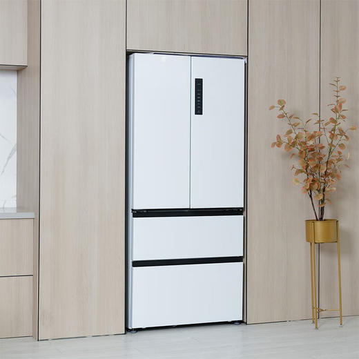 海尔（Haier）500升家用法式电冰箱 超薄可嵌入 一级能效 无霜多门薄款冰箱BCD-500WGHFD4DW9U1 零距离自由嵌入 商品图8