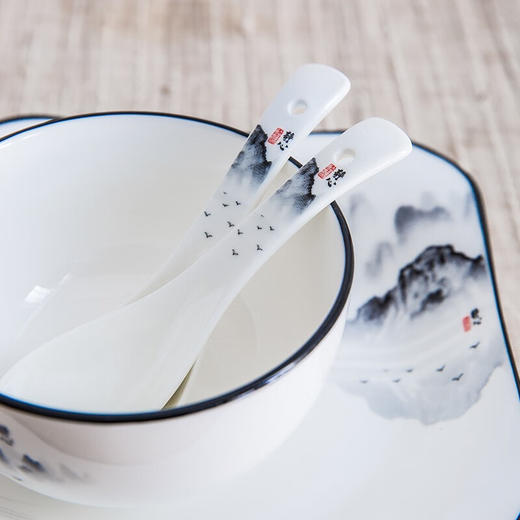 【分仓直发包邮】菲米墨色江南陶瓷餐具套装FM-TC1920 商品图4