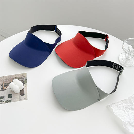 新款夏季儿童运动防晒遮阳帽男童户外出游遮脸防风空顶帽女童帽子 商品图1