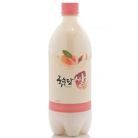 麹醇堂米酒水蜜桃味6%750ml국순당 쌀막걸리 복숭아맛