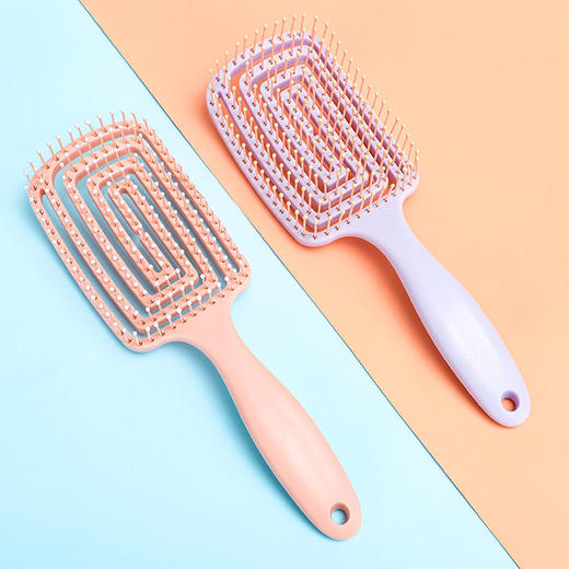 高颅顶发根蓬松造型梳 镂空头梳卷发按摩梳 商品图7