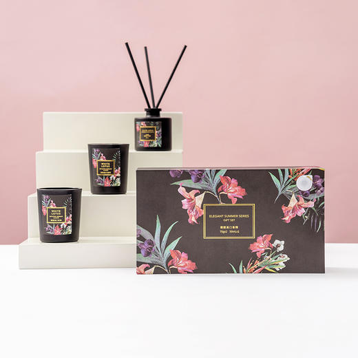 【分仓直发包邮】MINISO优雅夏花系列-香薰礼盒套装 SO-WJL1153 商品图1