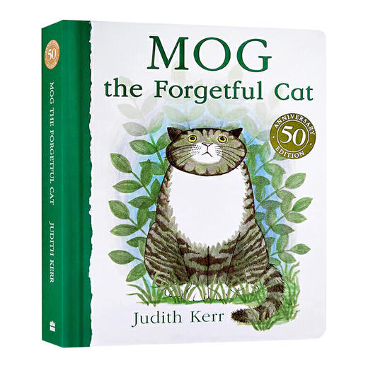 Collins柯林斯 爱忘事儿的小猫格格 英文原版绘本 Mog The Forgetful Cat 健忘的小猫咪 英文版进纸板书 儿童英语阅读书籍 商品图1