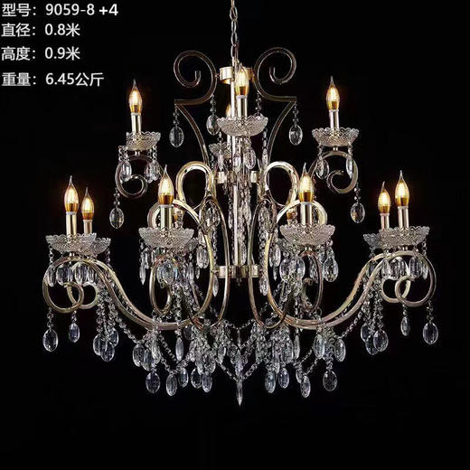 9059-8+4吊灯（运费自理） 商品图0