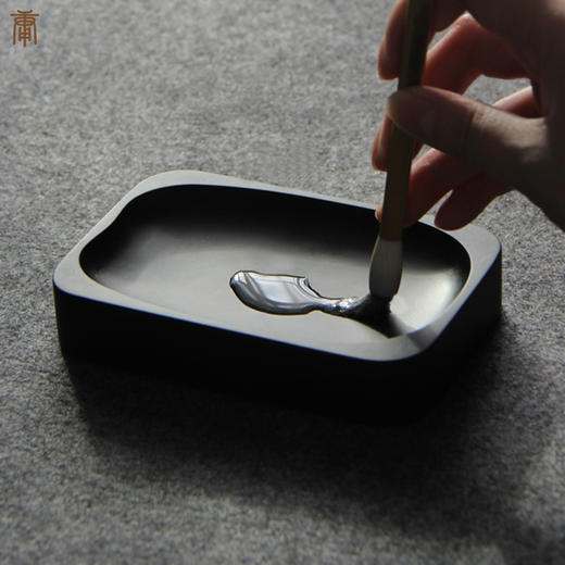 宣砚  复刻蝉形砚  天然原石  明代老砚1:1复刻  兼顾品味与实用（需要刻字请备注） 商品图0