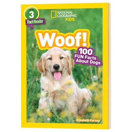 英文原版 NG Kids Readers L3 Woof! 100 Fun Facts About Dogs 汪 英文版 进口英语原版书籍 商品图3