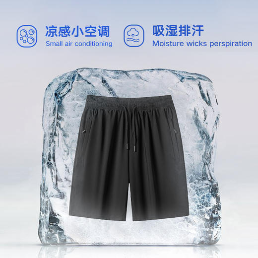 【DNY】大依优型休闲五分裤短裤弹力大号加肥加大夏季薄款松紧腰宽松运动短裤透气 商品图2