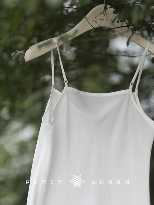 PETIT SCHAN小闪  CLO#279 Daydream 白日梦 丝棉斜裁舒适透气百搭打底吊带衬裙 商品图2