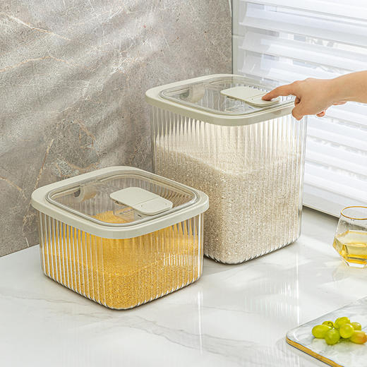 摩登主妇米桶防虫防潮密封大米收纳盒杂粮面粉储存罐米箱家用米缸 商品图0