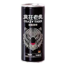 疯狂老虎精酿黑啤1L/罐