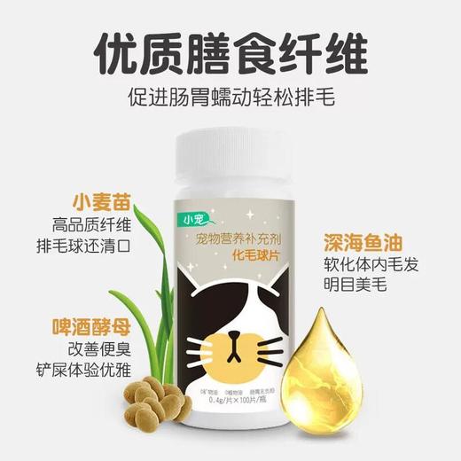 小宠化毛球片 肠胃保健 猫咪专用 商品图3