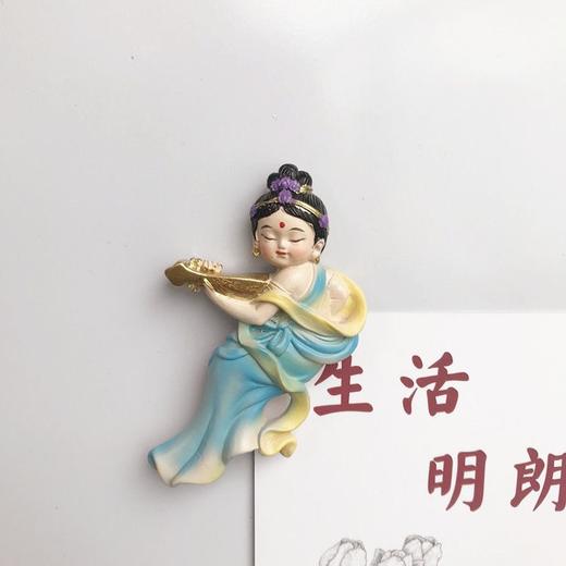 ins可爱甘肃敦煌飞天创意立体树脂磁性冰箱贴家居装饰 商品图7