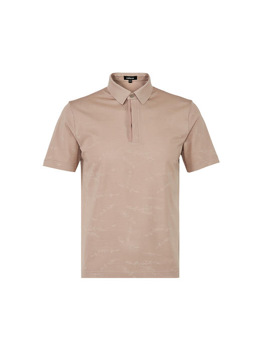 callisto卡其聚酯纤维混纺T恤 SSTSS023C 商品图3