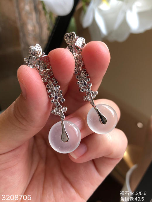 玻璃平安扣耳坠【3208705】具体价格微信咨询 商品图7