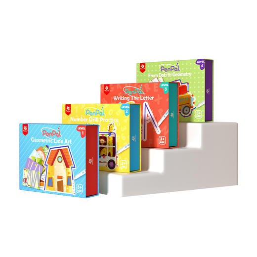 Pinwheel控笔训练幼儿园儿童可擦笔控练习专注力点阵字帖练习（3岁以上） 商品图8